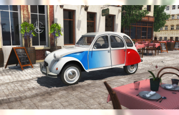 Сборная модель Citroën 2CV "Cocorico" (подарочный набор)