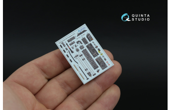 3D Декаль интерьера кабины AH-1W (Trumpeter) (Малая версия)