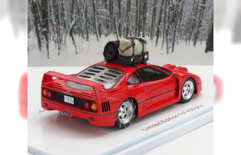 FERRARI F40 Snow Japan Drifting (1993), red