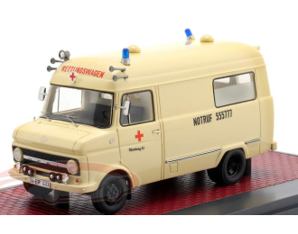 OPEL Blitz Rettungswagen Nürnberg (1965), cream white