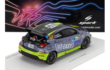 TOYOTA Yaris Gr Team Fit-easy Spark Racing №43 Rally Japan (2024) Didier Auriol - Denis Giraudet, Blue Green Black