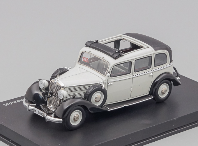 (Уценка!) MERCEDES-BENZ 260D W138 Pullman landaulet Berlin taxi (1936-1941), black / grey