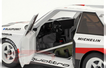 AUDI Quattro Sport S1 E2 №1 Winner Rally Pikes Peak Hill Climb (1987) W.Rohrl, Yellow White Red