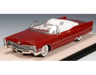 CADILLAC DE VILLE Cabriolet Open (1967), red