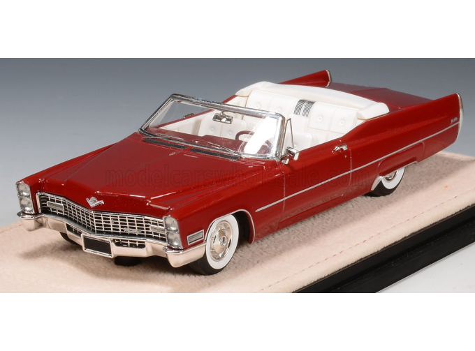 CADILLAC DE VILLE Cabriolet Open (1967), red