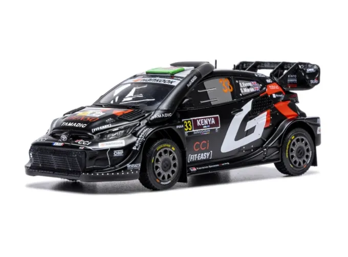 TOYOTA Yaris GR RALLY1 HYBRID TEAM Gazoo RACING WRT №33 Winner Rally Kenya Safari Evans/Martin (2025)