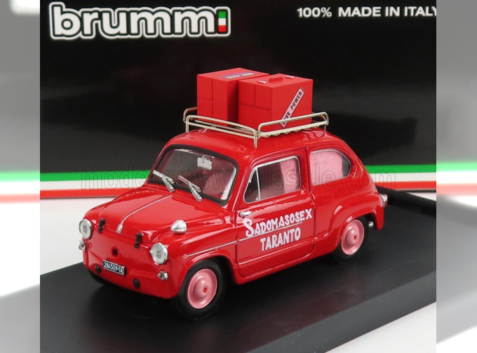 FIAT 600D SADOMASOSEX TARANTO (1960) - LA MAZURKA DEL BARONE DELLA SANTA E DEL FICO FIORONE 1975, RED