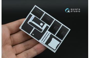 3D Декаль Коврик напольный и брызговики для модели КрАЗ-6322 (Takom)