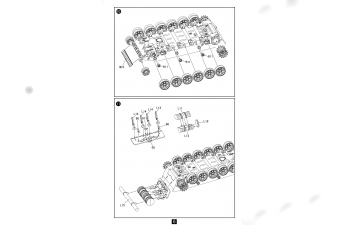 Сборная модель Т-72B with ERA main battle tank