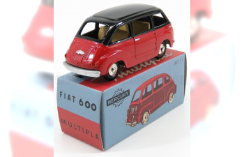 FIAT 600 Multipla I Series (1956), Red Black