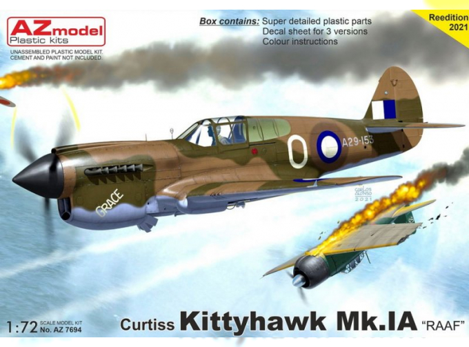 Сборная модель Kittyhawk Mk.Ia RAAF