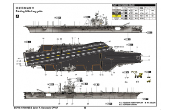 Сборная модель USS John F. Kennedy CV-67