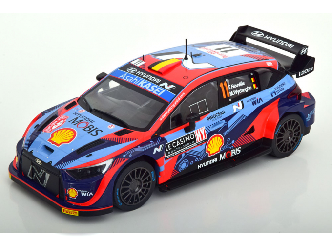 HYUNDAI i20 N Rally1 #11 "Hyundai Shell Mobis WRT" Neuville/Wydaeghe 6 место Rally Monte Carlo (2022)