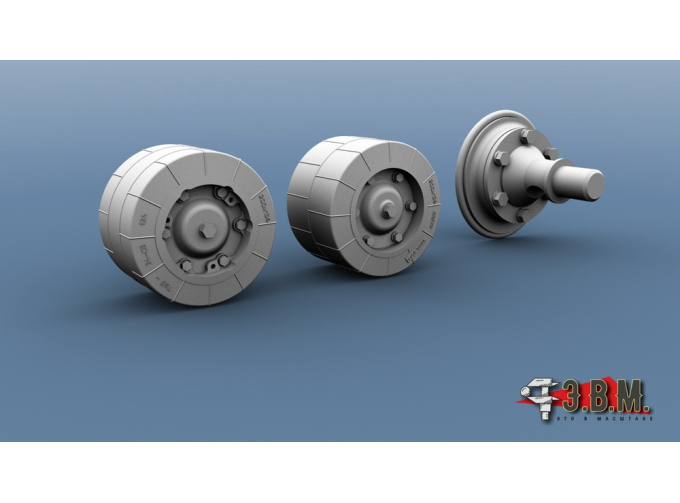 Поддерживающие катки двух типов БМП-1/2