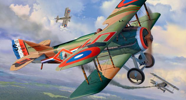 Сборная модель Истребитель Spad XIII