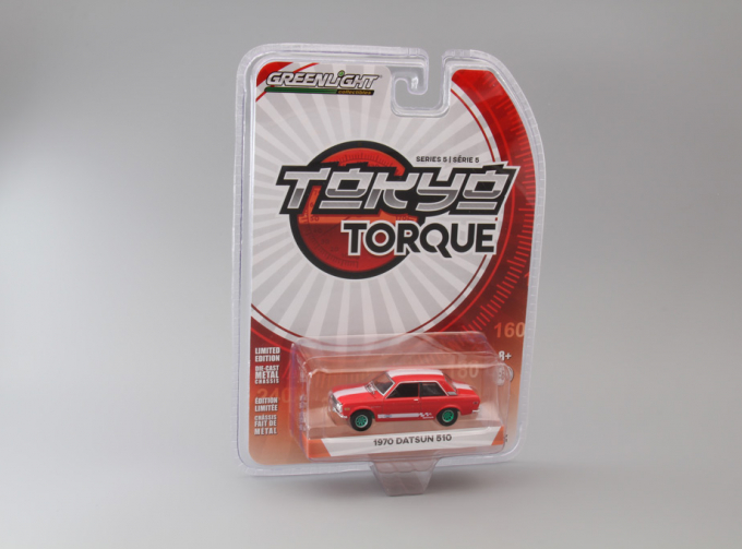 DATSUN 510 Custom 1970 Red with White Stripes (Greenlight!)