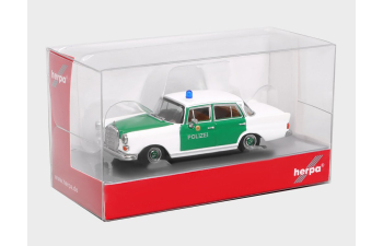 Mercedes-Benz 200 Heckflosse Polizei Hamburg, green / white