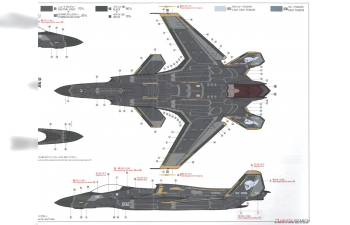 Сборная модель Многоцелевой истребитель ASF-X SHINDEN II из игры «Ace Combat 7 Skies Unknown» (Limited Edition)