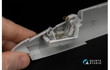 3D Декаль интерьера кабины F-8E Crusader (Hasegawa/Hobby 2000)