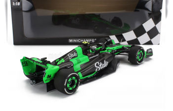 SAUBER F1 C44 Team Stake Kick №24 Season (2024) Zhou Guanyu, Green Black