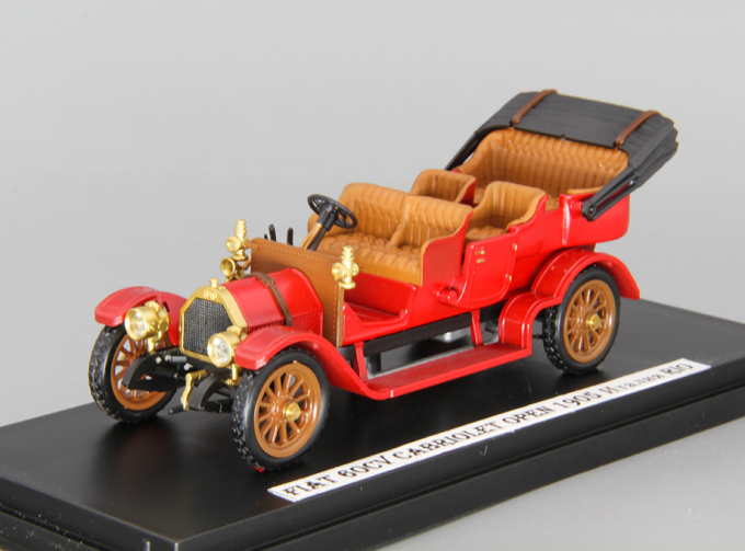 FIAT 60 CV Cabriolet Open (1905), red