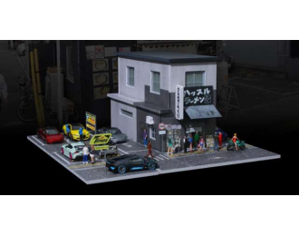 Diorama *Ramen Restaurant with light*, various