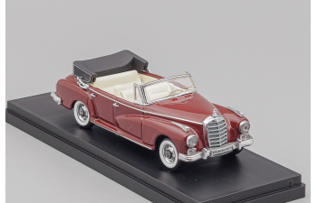 MERCEDES-BENZ 300D Cabriolet (1958), dark red