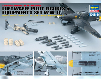 Сборная модель Фигурки пилотов Luftwaffe Pilot Figures & Equipments Set W.W.II