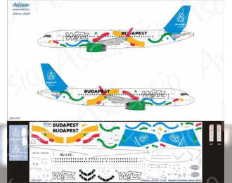 Декаль на самолёт A320 (Wizz Air (Candidate Olympic 2024))