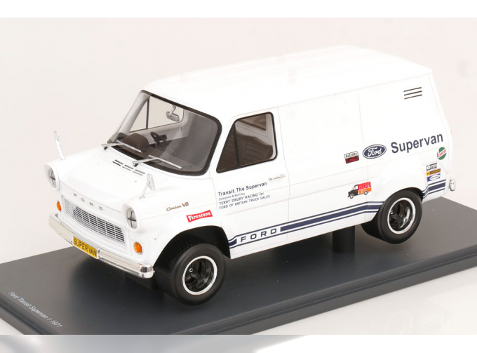 FORD Transit MK1 Supervan (1971), white blue