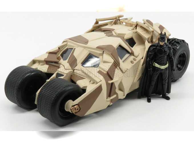 BATMAN Batmobile - The Dark Knight Rises Camouflage Tumbler With Batman Figure 2008, Miltary Sand