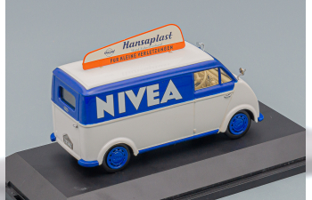 DKW Schnellaster delivery van Nivea, blue / white