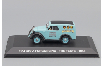 FIAT 500A FURGONCINO "TRE TESTE" (1948) Light blue / Black