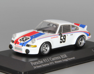 PORSCHE 911 Carrera RSR #59 Winner Daytona (1973), white