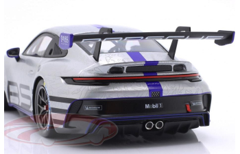 PORSCHE 911 (992) GT3 Cup (2023), silver/blue
