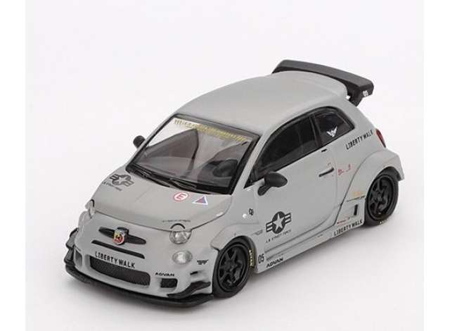 Fiat Abarth 595 LB-Works X Abas Works Fighters, grey 2024