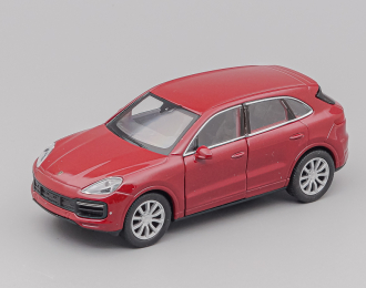 PORSCHE Cayenne Turbo, red