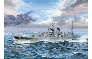 Сборная модель Японский легкий крейсер Agano Full Hull Model