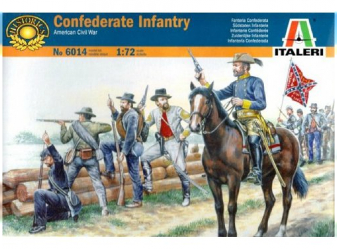 Сборная модель Солдаты CONFEDERATE TROOPS (AMERICAN CIVIL WAR)