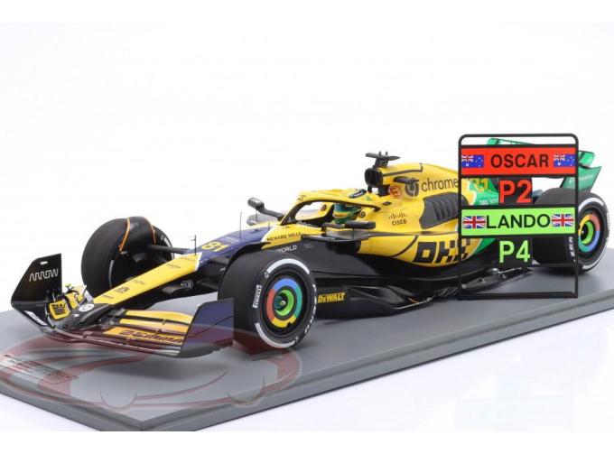 McLAREN MCL38 #81 2nd Monaco GP Formula 1 Oscar Piastri (2024)