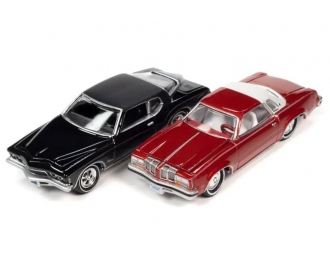 OLDSMOBILE Cutless Supreme (1976), red +BUICK Riviera (1972), black