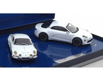 набор из 2 моделей ALPINE A110 1973 & Vision 2016 Metallic White