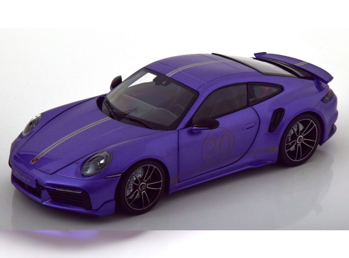 PORSCHE 911 (992) Turbo S Coupe (2021), purple-metallic