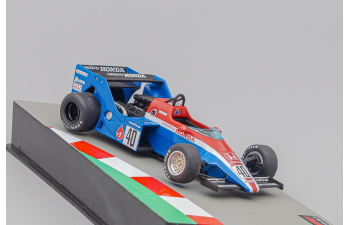 SPIRIT F1 201 Honda N40 Season (1983) Stefan Johansson, blue / red