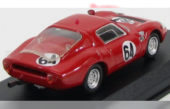 FIAT Abarth Ot1300 Team Ecurie Du Maine N 64 24h Le Mans 1967 Martin - Mesange, Red