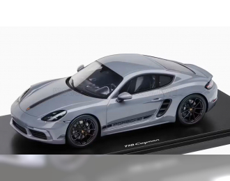 PORSCHE 718 (982) Cayman Style Edition (2022) - Con Vetrina - With Showcase, Artic Grey