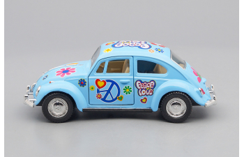 VOLKSWAGEN Classical Beetle Peace and Love (1967), blue