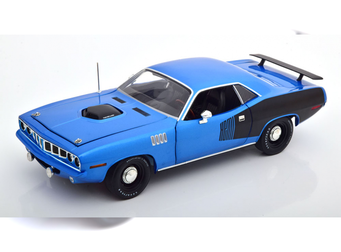 PLYMOUTH Hemi Cuda (1971), blau/schwarz