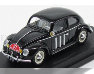 VOLKSWAGEN Beetle №111 Rally Montecarlo (1951) Baron Von Hanstein - Fuhrman, Black