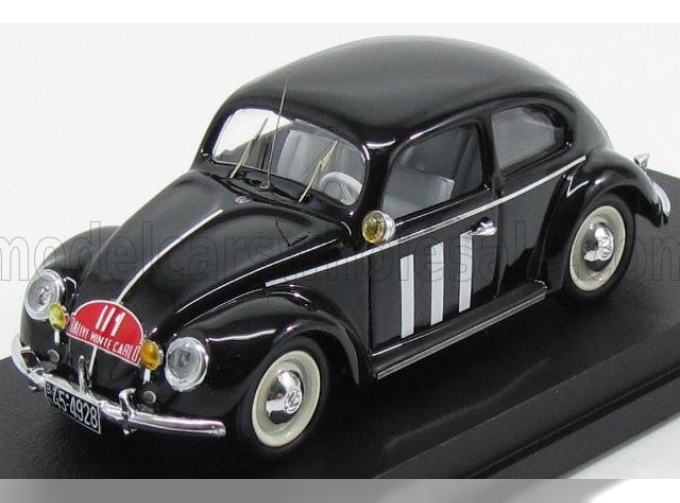 VOLKSWAGEN Beetle №111 Rally Montecarlo (1951) Baron Von Hanstein - Fuhrman, Black